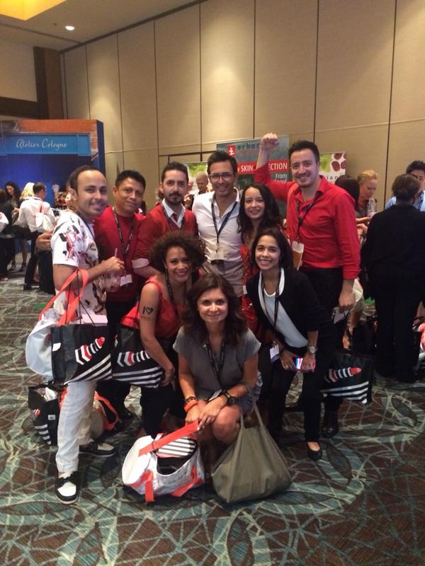 natizarate's tweet photo. #sdcA2014 #calvin&mexicoteam #thebeautyrevolution @dmoran_sephora @Calvin_Sephora @SephoraMX go!go!go! http://t.co/TGmOt5StxH