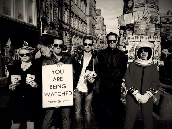 five_point_one's tweet photo. Flyering with wonderful @c_directive for our show #nyours at 8pm. Can't wait to see their show #pioneer! #edfringe http://t.co/k30UNRM1P7