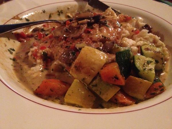 Enjoying a delicious dish called feckin' chicken and mashed <a href="/thetinkerson/">Tinkers Son</a> in #NorwellMA