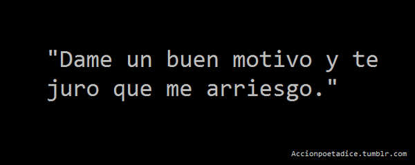 DolceeKarma's tweet photo. Dame un buen motivo... http://t.co/8MhUF4XNz5
