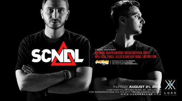 YoshDesigns's tweet photo. @WeAreSCNDL This Thursday At @LUXXDallas!
@DJRecklessRyan @PGC_Ent @TranQ_Dallas @GibbranPerez @allen_anika #EDM http://t.co/BwtrWUhwrP