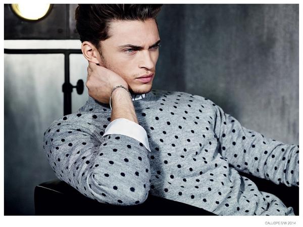 thefashionisto's tweet photo. Harvey Haydon Dons Sleek Styles for Calliope Fall/Winter 2014 Campaign http://t.co/NrGfhyTiws http://t.co/kL86YUpC1b