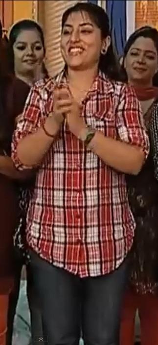 B1nay's tweet photo. @moonstar4u @sabtv  I have seen her so many times in the series of TMKOC. Who is she?? http://t.co/FMHjf01zao