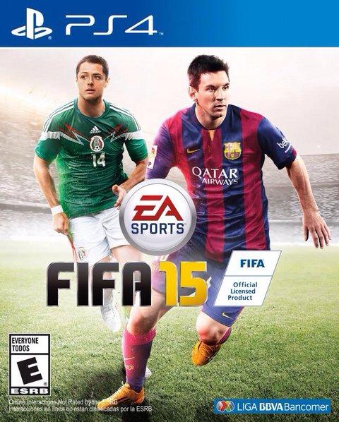 record_mexico's tweet photo. NOTA: Chicharito Hernández y Messi aparecen en la portada de #FIFA15 http://t.co/zQl00Nohsd http://t.co/IcxkgThO3b