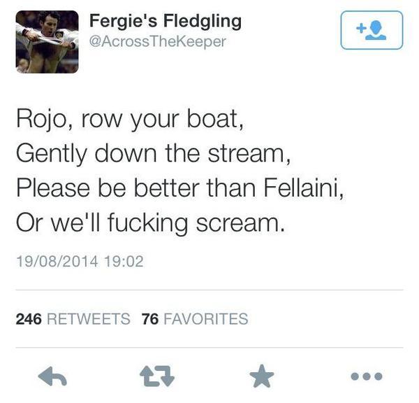 NOT_MOTD's tweet image. New chant for Man United fans.