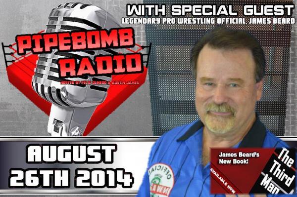 Pipebomb__Radio's tweet photo. Join us next week as we welcome the legendary #JamesBeard to the show. http://t.co/hSmTkRpXIw