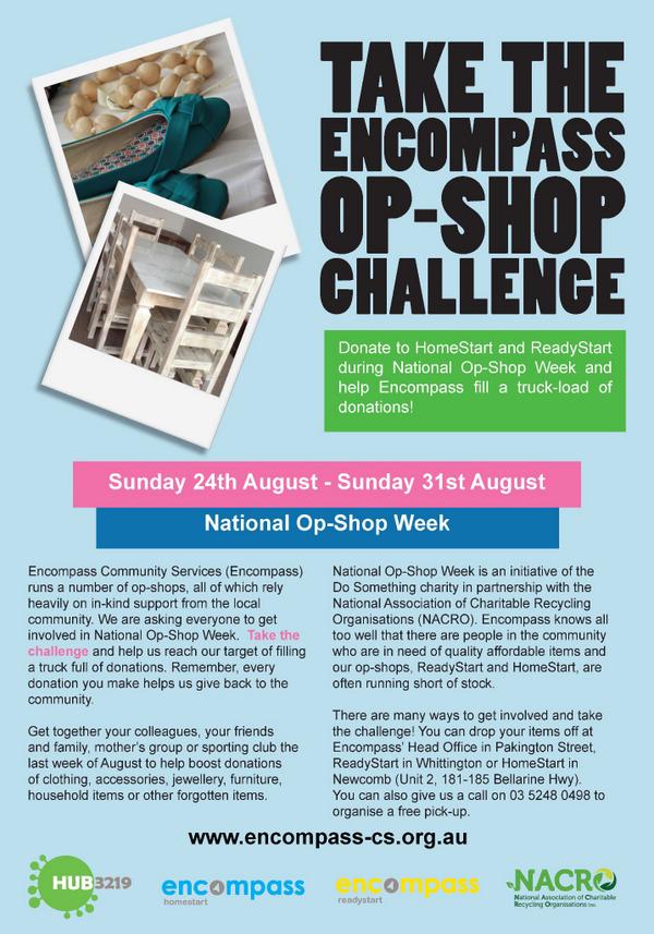 We dare you to take the Encompass Op-Shop Challenge!