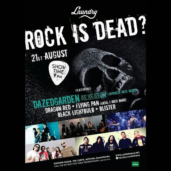 Its tomorrow! Check us out at <a href="/laundrybar/">Laundry Bar</a> alongside <a href="/dragonredband/">Dragon Red</a> <a href="/dazedgarden/">眩惑庭園 - dazedgarden</a> and other amazing acts <a href="/TimeOutKL/">Time Out KL</a>