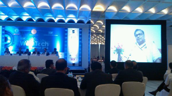 rajivbee's tweet photo. CII West Tech Summit 2014 Hyatt Regency Pune http://t.co/tnX3eiUHZA