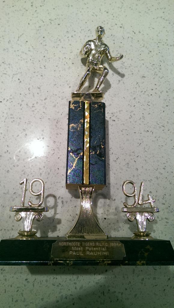 PRauhihi's tweet photo. 20yrs ago. Someone knew what they talking about.#northcotetigers #mostpotential http://t.co/kmCCz4Qnf9