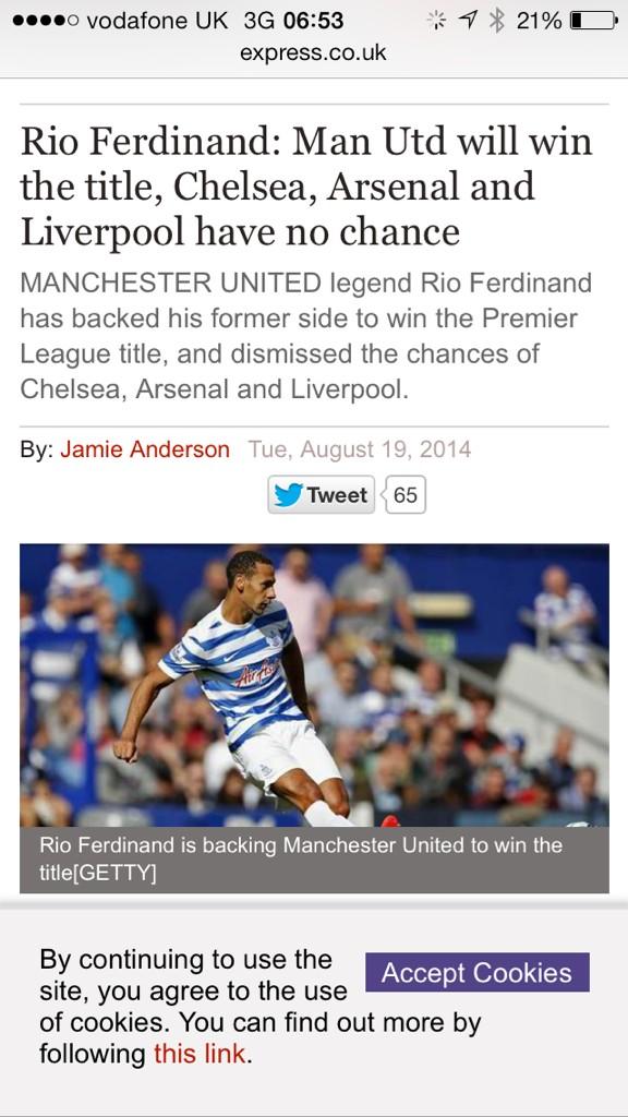 BLUND3LL's tweet photo. @rioferdy5 ill have some of what ur smoking please.... http://t.co/AJRZP23VSQ