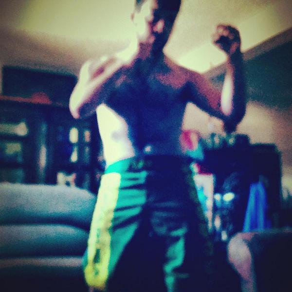 AustinTrammellX's tweet photo. Train like your life depends on it. http://t.co/sS72EINjQt