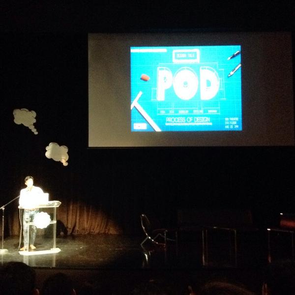 caramillle's tweet photo. Kenneth Cobonpue here at SDA Theatre! #ProcessOfDesign http://t.co/J1vVhmyxlF