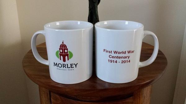 Morley1914's tweet photo. We have WW1 commemorative mugs for sale £3 @WKidger @RachSKennedy contact us! http://t.co/ioOKNqj4GN