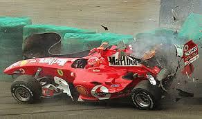 F1fanclubUK's tweet photo. Watch Schumacher's scariest crashes http://t.co/0uSZAOTnxc #SchumiWeek http://t.co/VDbYnVTX0b