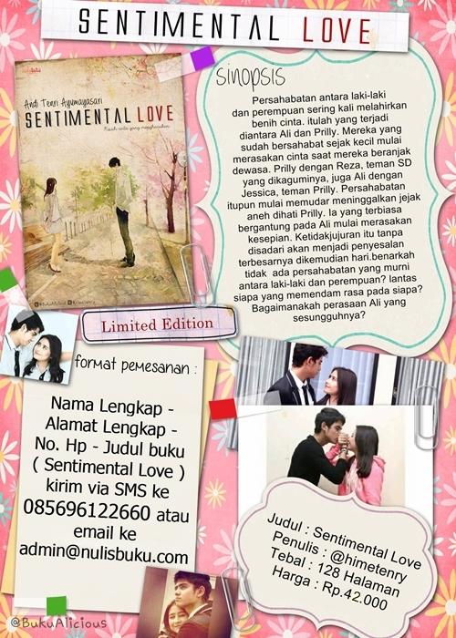 NovelAliPrilly's tweet photo. TERBIT! novel #SentimentalLove by himetenry cek https://t.co/LhvNV1mVVD | Aliciouss_INDO askaliando aliando_lovers