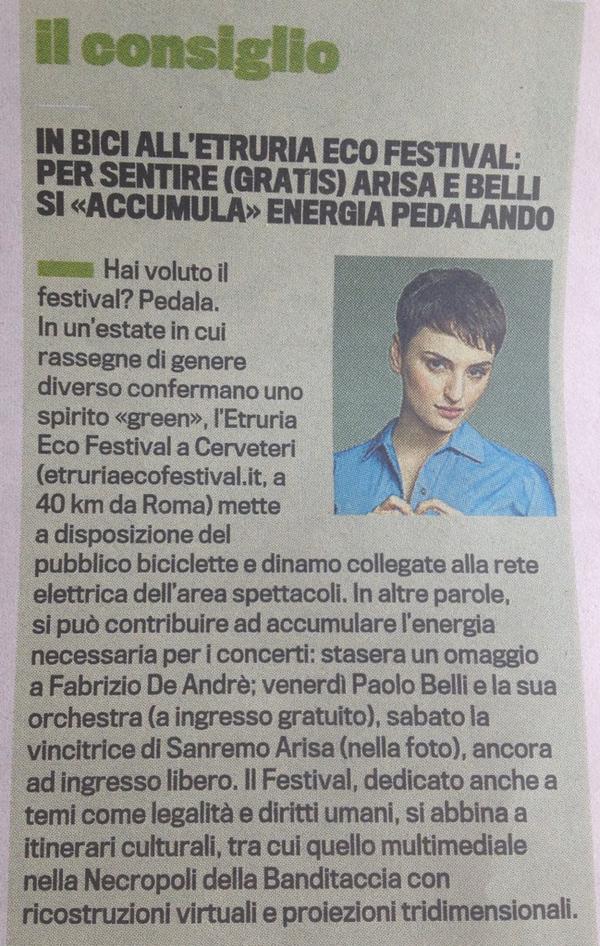 viviviridis's tweet photo. @EtruriaEcoFest | Biciclette collegate a dinamo x produrre #energia #veroecofestival http://t.co/OOTOBpA3hO http://t.co/UZx6pHJhWj