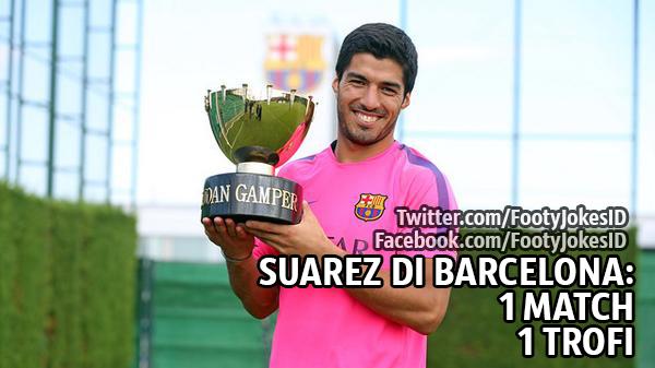 Luis Suarez di Barcelona