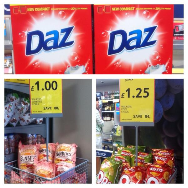 TingleyExpress's tweet image. Daz £4 a box! #brillantwhites