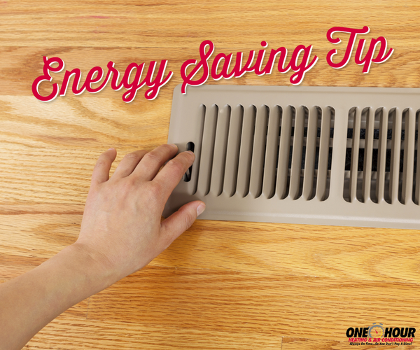 HarrisOneHour's tweet image. Close unused air vents. If you have central AC you can close air vent in rooms you're not using.