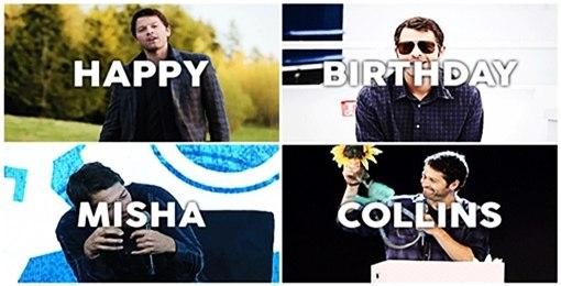 Happy Birthday Misha Collins    