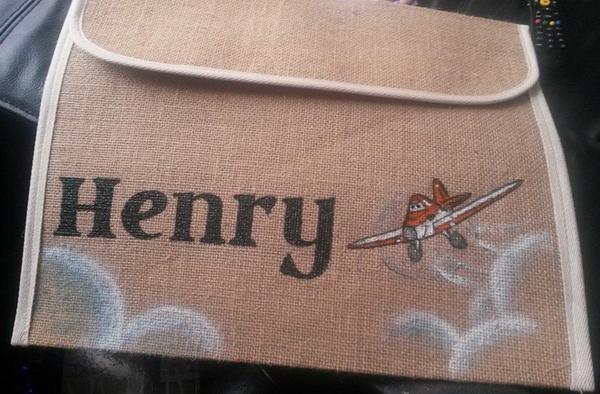 CustomPrincess's tweet image. Planes bag