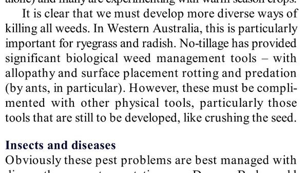 NoTillBill's tweet photo. I remember brain storming with #RayHarrington in Feb 1996 about Crushing Rye seed - mentioned here in 1999 #AHRI http://t.co/XDkXTKXWrg