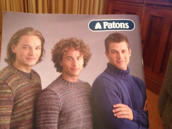 jaybours's tweet photo. @neighbours Mum's started knitting again, and who should I find in her pattern book but @ScottDMcGregor http://t.co/Je7HTIvUHC