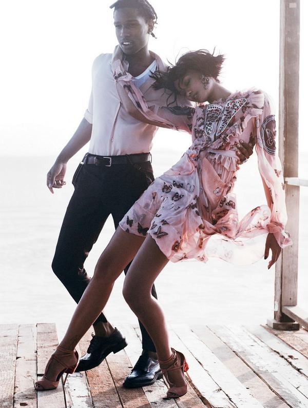 PhotoshootTweet's tweet photo. Chanel Iman &amp; A$AP Rocky for Vogue US September 2014. See full photoshoot:http://t.co/GJKlVFulG1 http://t.co/2FPoqHCAZd