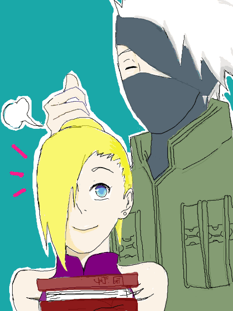 NarutoPairings's tweet photo. #SharePicts Naughty sensei!>< #KakaIno #Blue http://t.co/DlDUpJS7lX