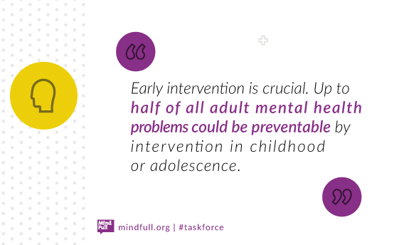 We’re especially glad that a Taskforce has been specifically targeted at young people’s mental health #taskforce
