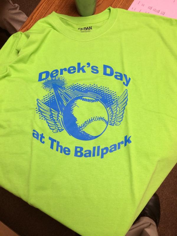 iamlongball's tweet photo. Hey @Brewers and @BlueJays fans look for people with these shirts on today as we will be doing Acts of Kindness 2day http://t.co/1e6AUJ11nV