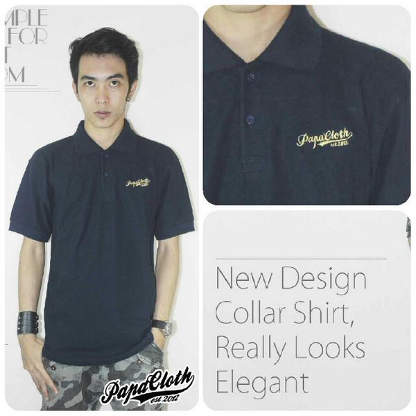 Polo Shirt | Dark Blue | Simply Looks | Size M until XL | IDR 135K | come on guys!!!