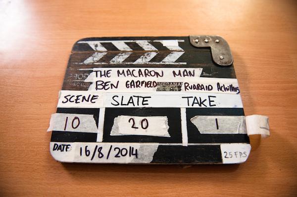 The_Macaron_Man's tweet photo. Halfway through filming now... #FilmMaking #Macarooning http://t.co/XcExaJz1ad