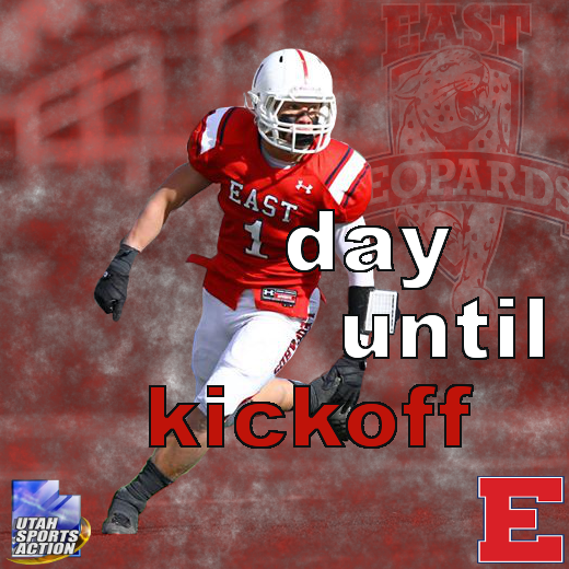 UTSportsAction1's tweet photo. Prep football: 1-day until kickoff @EastHighSLC @EastFB2014 @East_mEss @easthighmess #UTHSFB #FNL #CountdownKickoff http://t.co/APBwy2j0BS