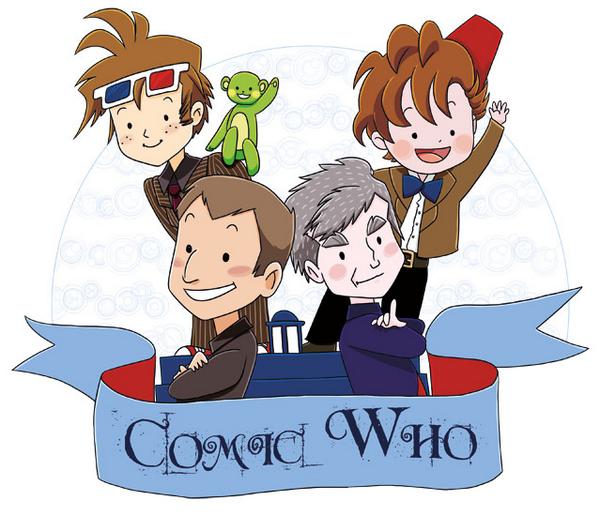 ComicWho's tweet photo. Brand new website: http://t.co/VCcMVSDYGz and brand new Logo #DoctorWho #12th http://t.co/ZotmuV1t90