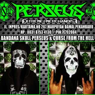 Scraft/bandana Curse From The Hell sudah available <a href="/perseusmerch/">PERSEVS Merch&Sablon</a> monggo disikat!!!