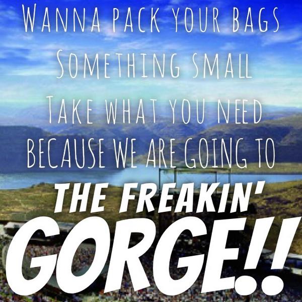 DMBGorgeCrew's tweet photo. We are in single digits! 9 days!!
#dmb #thegorge #sixsets #labordave #dmbgc #KitKatSam #SaturdayForSam http://t.co/Y6FEyU8icB