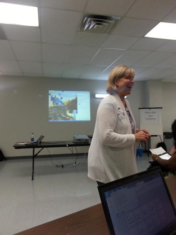 Learning about new technology to bring back to Dawes! #mcpsstst14 #onedrive