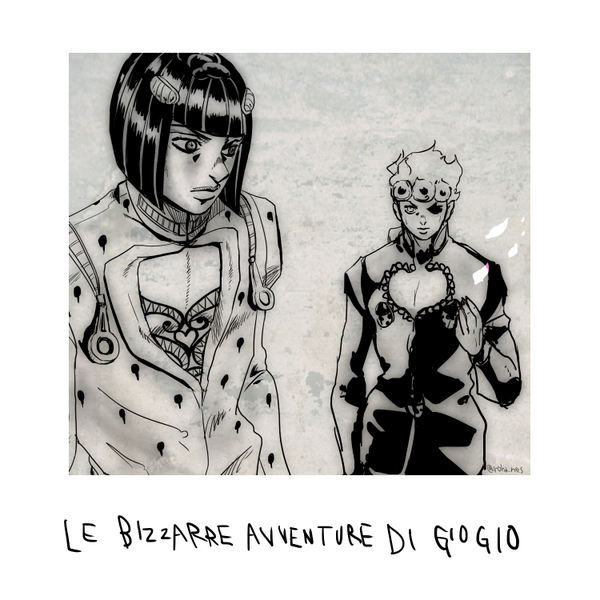ジョジョワンドロ お題「五部・黄金の風」 10分オーバースイませえェん  #JOJO版深夜の真剣お絵描き60分一本勝負 