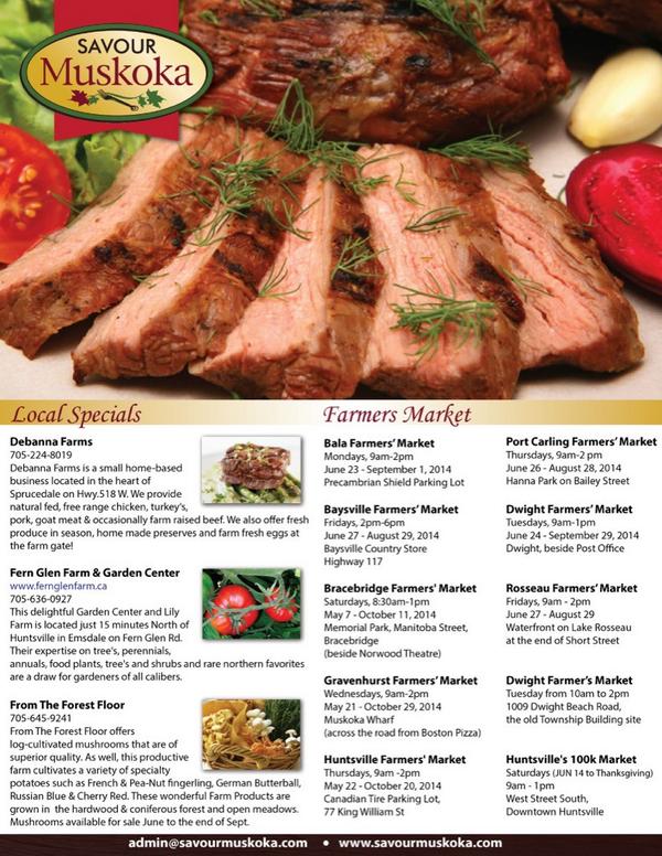 #farmersmarket are flush w local produce this time of year. Lots of #muskoka options...full your fridge!