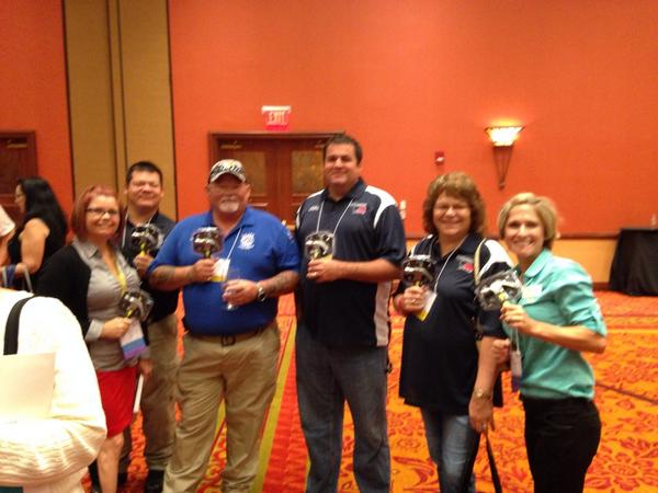 SMonpine's tweet photo. Getting hammered at our booth!! #oemacon #SMonPINE @pierce_glenda http://t.co/Rh1HYp0076