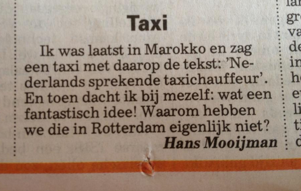 manly_nl's tweet photo. Nederlands sprekende taxi chauffeur... http://t.co/2oaMKC2wq5