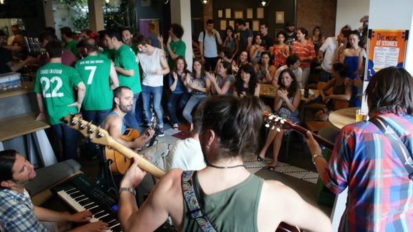 Tonight at 8pm <a href="/dandaluces/">Dandaluz</a> bring their Spanglish charm to Stories. Last time they had people dancing on tables! #FREE