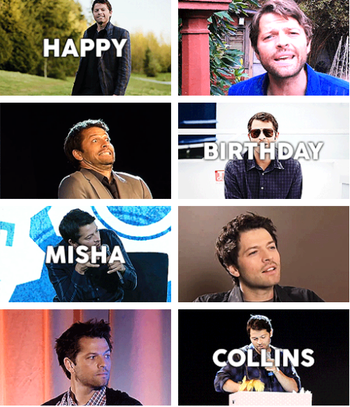 Happy Birthday Misha Collins! 