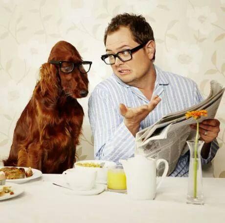 jonty4450's tweet photo. @AlanCarr hope you don't mind but I am a member of a Fb group called Irish setter lovers and had to share this pic. http://t.co/SenR9wAf54
