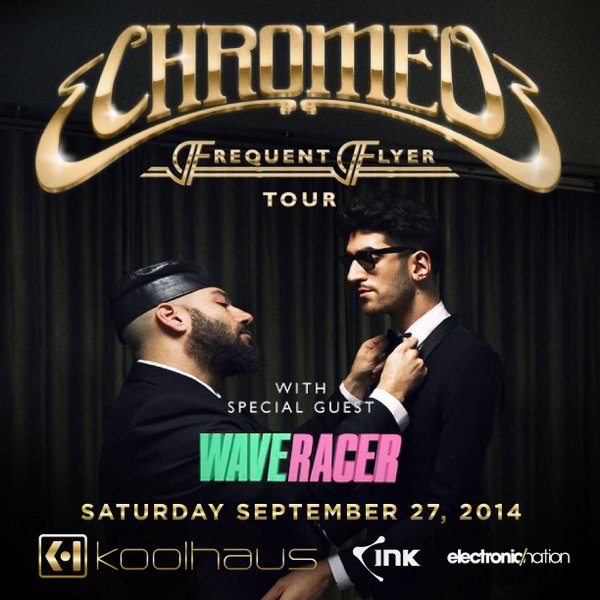 Dont miss Chromeo live @ Koolhaus on Sept 27th. Tickets are selling fast so get yours today at bit.ly/1naiU01