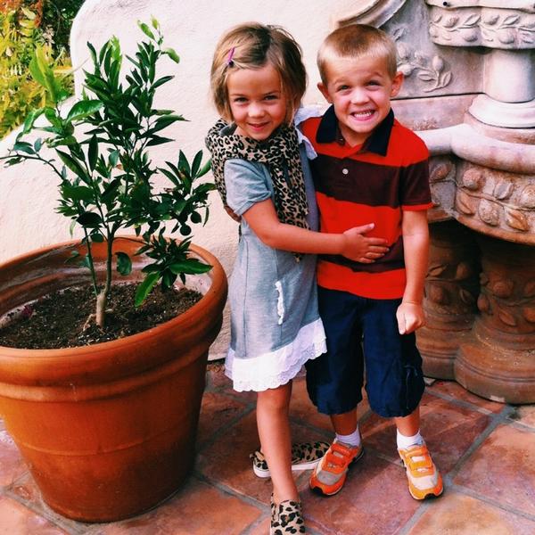 lmtankersley's tweet image. OK, world. I'm sending you two masterpieces. Please be good to them. #firstdayofK