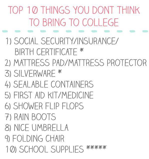 UNE_OA_Chelsea's tweet photo. "@flashnotes: Pack the basics and then some. #INCOMINGFRESHMANADVICE http://t.co/FqjctazSr1"
