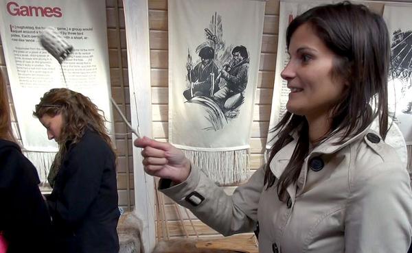 Giovanna from <a href="/wef/">World Economic Forum</a> <a href="/OttawaShapers/">Ottawa Global Shapers 🇨🇦</a> &amp; <a href="/MCrowdsourcing/">MC2</a> explores traditional Inuit games in Arviat, Nunavut #gdignity